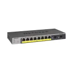V&otilde;rgul&uuml;liti Netgear GS110TP-300EUS, 10 porti, 8 PoE+ gigabit, 55W, hallatav
