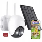 V&auml;line IP WiFi p&auml;ikeseenergia kaamera, 5MP, automaatne p&ouml;&ouml;rlev, v&auml;rviline &ouml;&ouml;vaade, Alexa &uuml;hilduv