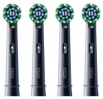 Hambaharja otsikud Oral-B Cross Action Black, 4 tk