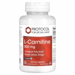 Toidulisand Protocol for Life Balance L-karnitiin 500 mg, 60 kapslit