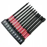 Pikkade kuuskant-magnetsetide komplekt 10 tk 1,5&ndash;8 mm 100 mm