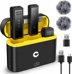 Juhtmevaba lavalier mikrofon CAHAYA 2,4 G, antiiktooni