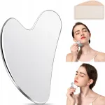 N&auml;omassaaži plaat Gua Sha roostevabast terasest