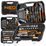 T&ouml;&ouml;riistakomplekt kohvris 56 osa NEO TOOLS koos padrunitega