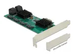 PCIe x1 8 porti SATA adapter Delock 90072, madala profiiliga