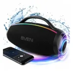 SVEN PS-399 juhtmevaba k&otilde;lar 100W, Bluetooth, RGB, USB-C, kuni 16 tundi