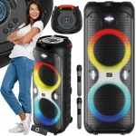Juhtmevaba kaasaskantav k&otilde;lar LTC Karaoke, Bluetooth, 600 W