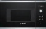 Bosch BEL524MS0 sisseehitatav mikrolaineahi 20L 800W grilliga roostevabast terasest