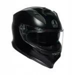 AGV K7 mootorratturi kiiver, must matt, integreeritud, suurus S