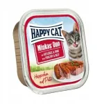 Happy Cat Minkas Duo kassile m&otilde;eldud p&acirc;t&eacute; kanaliha ja veiselihaga, 100 g