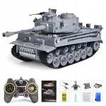 Puldiga juhitav laskur-tank TIGER suitsu ja 1:18 skaala