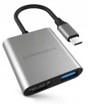 HyperDrive 3-in-1 USB-C hub koos 4K HDMI-ga, hall