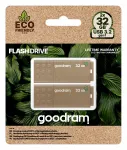 GOODRAM USB-m&auml;lupulk 2 x 32GB, USB 3.2 Gen 1, &ouml;koloogiline