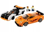 LEGO Speed Champions 76918 McLaren Solus GT ja McLaren F1 LM ehituskomplekt