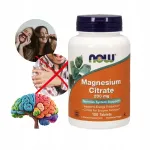 Toidulisand Now Foods Magnesium Citrate 200mg 100 tabletti