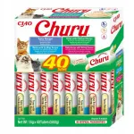 Kasside maiused Inaba Churu tuunikala ja mereannid, 40 x 14 g (560 g)