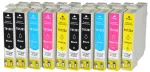Epson Stylus tindikassetid BX305, SX125, SX130, SX230, SX235W, SX425W printeritele, XL, 10 tk