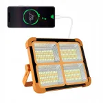 Kaasaskantav halogeen t&ouml;&ouml;valgusti 100W 336LED p&auml;ikesepatarei ja powerbankiga