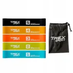 5-osaline kummist treeninglintide komplekt Trex Sportile