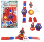 Laste LEGO SPIDERMAN kell poistele koos klotsidega