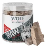S&uuml;gavk&uuml;lmutatud kuivatatud veise maksasuupiste koertele WOLF OF WILDERNESS, 90 g
