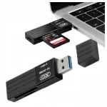 USB A 3.0 micro SD SDHC MMC DV T-Flash m&auml;lukaardi lugeja s&uuml;learvutile
