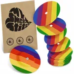 Kaitse&uuml;mbrised Freestyle Libre 2 sensorile, &bdquo;Rainbow&ldquo;, 10 tk