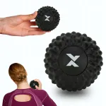 Massaažipall XTREXO, must, 6,5 cm, kerge ja vastupidav