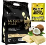 Valgu-s&uuml;sivesikuline gainer Levrone Anabolic Mass 7 kg, B &Scaron;okolaadi-kookose maitsega