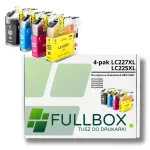 BROTHER LC227XL/LC225XL tindikassettide komplekt, 4 tk, sobib DCP-J4120DW, MFC-J4420DW, MFC-J4425DW printeritele