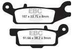 Mootorratta piduriklotsid Yamaha YFM 550 FWA Grizzly IRS (11-14) EBC FA445TT