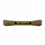 Paracord n&ouml;&ouml;r M-Tac Tactical 475, nailon, 30 m, Coyote v&auml;rv
