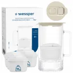 Veefiltrikann Wessper D4 Borosilicate Mini 6 filtriga