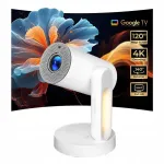 ETOЕ Starfish Plus 4K LCD projektor Google TV Netflix 300 ANSI valge