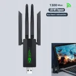 Juhtmevaba v&otilde;rgukaart USB 3.0, kahe sagedusega, 1300 Mbps, 802.11ac