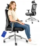 Alpha ergonoomiline must p&ouml;&ouml;ratav peatoega kontoritool