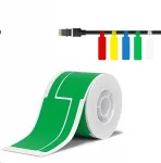 Niimbot T juhtmete kleepsud, 25x76 mm, rohelised, 200 tk, sobib B21, B21S, B3, B1S