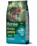 Kassitoit Monge BWild teraviljavaba steriliseeritud kassidele tuuni ja hernestega, 1,5 kg