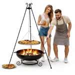 GARDEN GRILL, 60 cm roostevabast terasest restid, kolmekordne alus