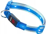 USB-laetav helendav sinine koera kaelarihm, 3 režiimi, 38&ndash;58 cm