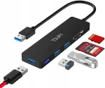 USB 3.0 5in1 SD Micro SD kaardilugeja, must