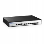 Juhitav 12-pordiline 10G v&otilde;rgul&uuml;liti NAS, SFP ja RJ45