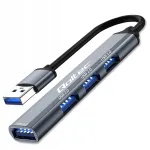 USB jagaja Qoltec 53790, 4 pesa
