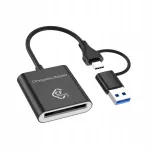 Type B kaardilugeja USB C/USB A-ga