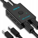 KVM l&uuml;liti SGEYR HDMI USB 3.0 kahe arvuti ja &uuml;he monitori jaoks, 4K