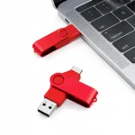 USB-m&auml;lupulk 512GB, USB-A ja Type-C, metallist, telefonile ja arvutile