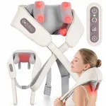 Soojendav Shiatsu selja- ja kaelamassaažija elegantse kraega