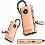 Orico PW11 USB-C dokijaam 6-in-1 HDMI 4K, PD 100W, USB 3.0