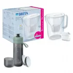Veefiltri kann BRITA Style Essential XL valge, kolme kassettiga, Active pudel
