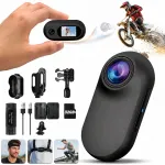Veekindel 1080P mini spordikaamera magnetiga ja lisadega